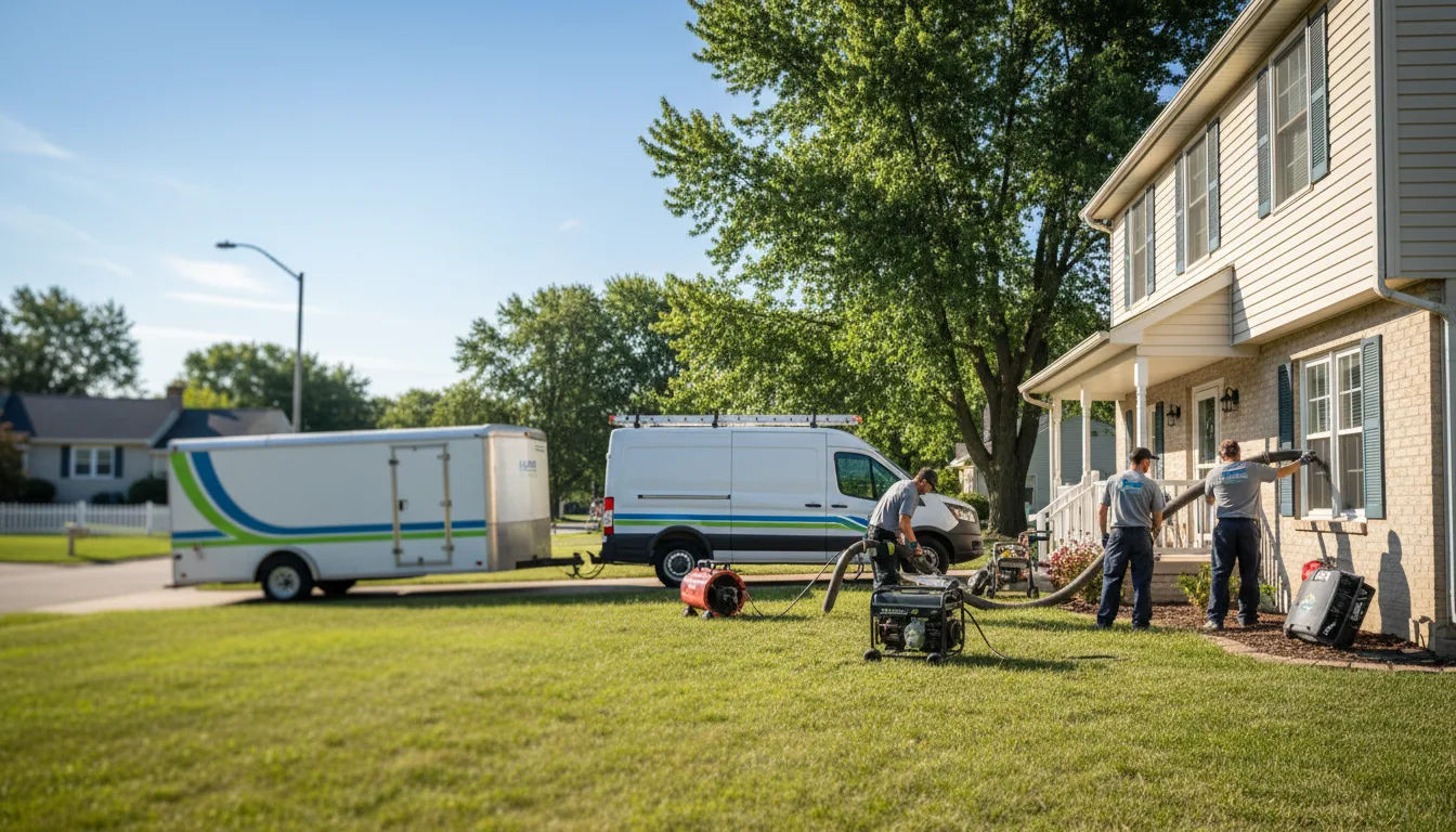 Flooded Basement Restoration And Cleanup With Repair in Armington, IL near me